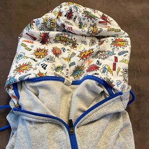 Tomboy X Zip Hoodie - Comic Hood lining